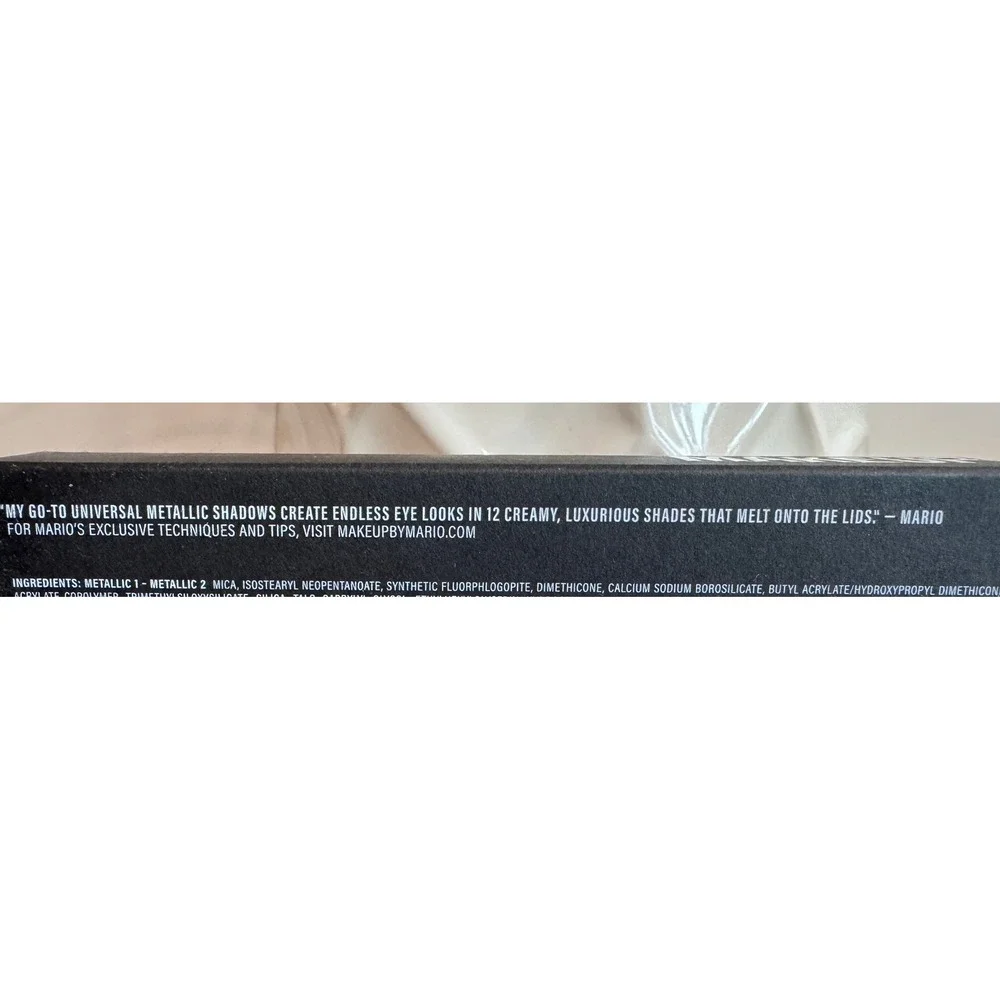 Makeup By Mario Master Metallics Eyeshadow Palette 12 Shades New in Box